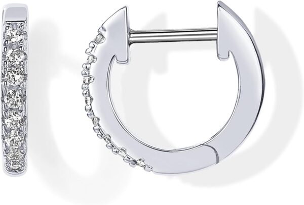Gold Plated Cubic Zirconia Cuff Earrings  Stud